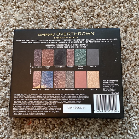 🔴Covergirl Overthrown Eyeshadow Palette - Picture 2 of 3